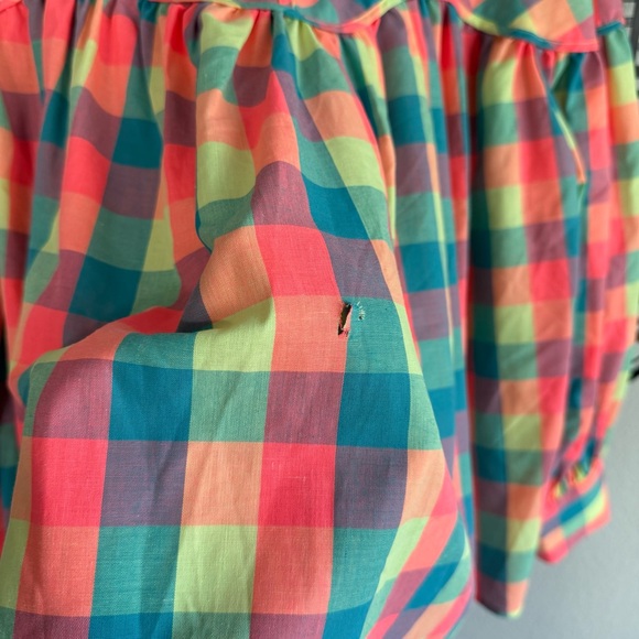 Hunter bell Naya Gingham Long Sleeve Top - Picture 2 of 8